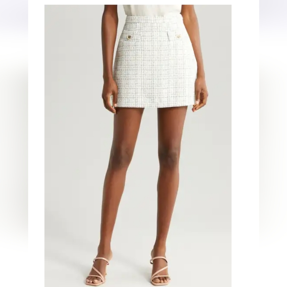 WAYF Tweed Mini Skirt Size XL